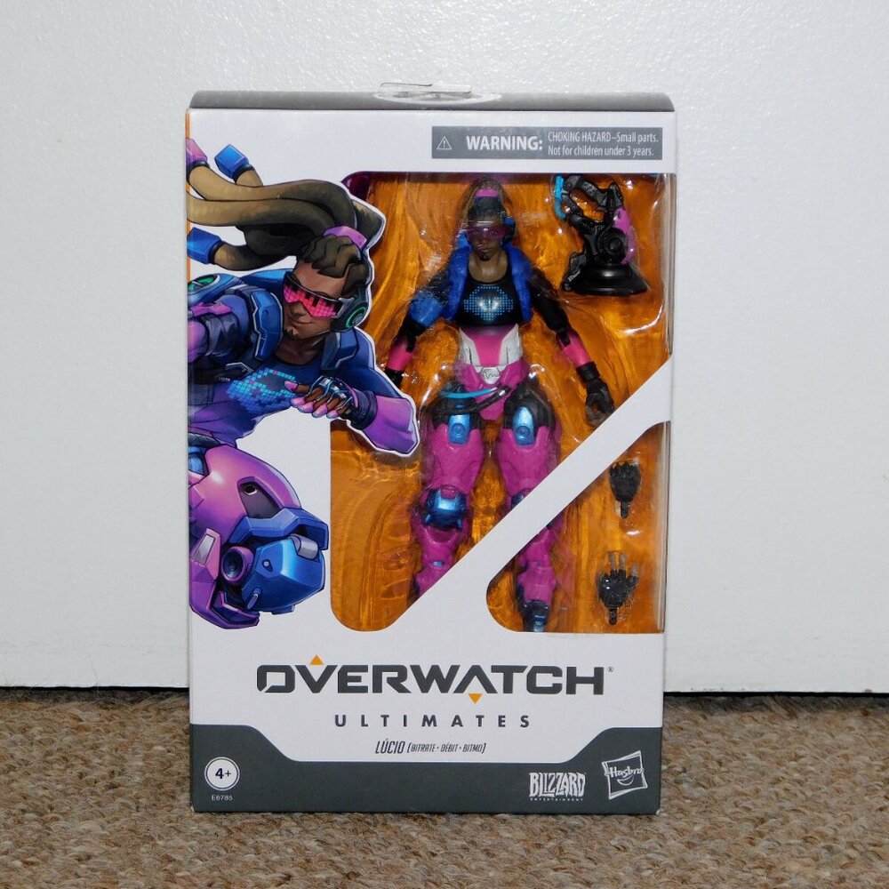 2019 Hasbro Overwatch Ultimates 6" Lucio (Bitrate) Figure MIB Brand New